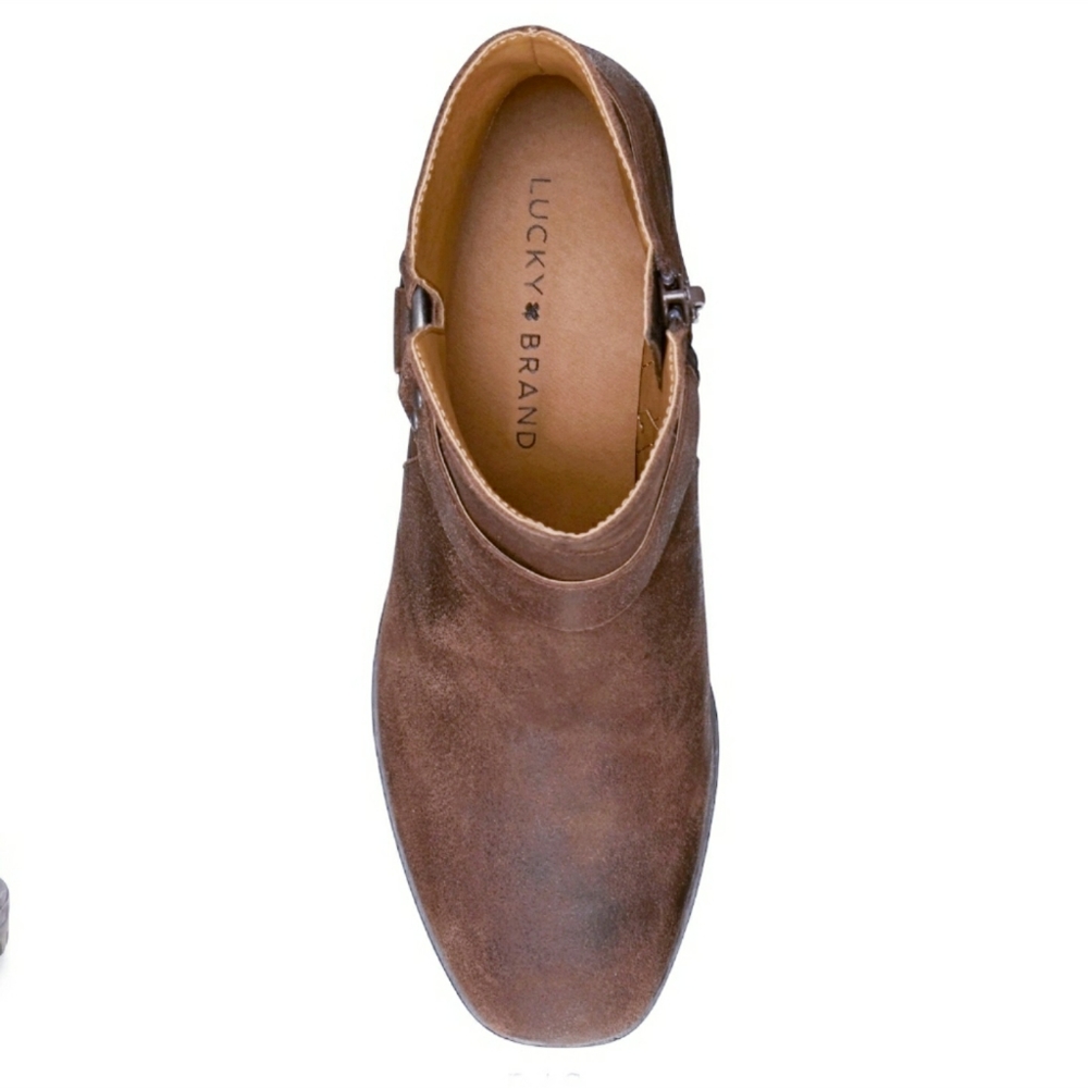 Lucky Brand Walnut Harness Strap Booties - Picture 3 of 10